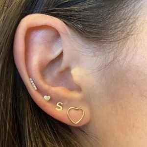 Open Heart Earrings (14ct Gold Filled or Sterling Silver)