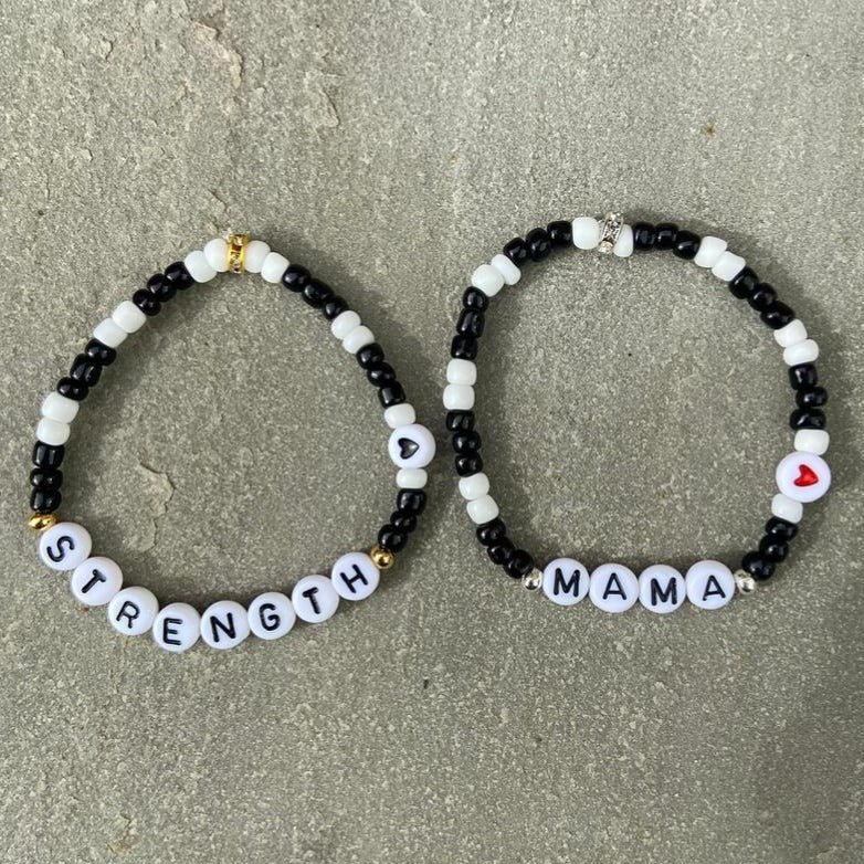 Monochrome Personalised Bracelet - Image 4