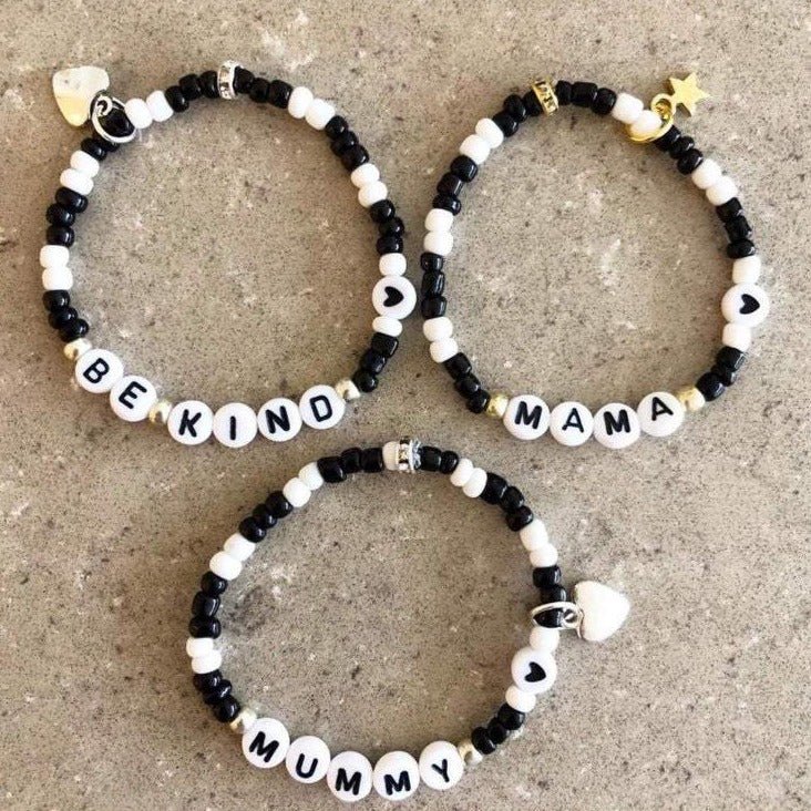 Monochrome Personalised Bracelet - Image 3