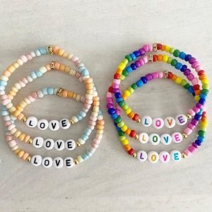Rainbow Sprinkles Love Bracelet