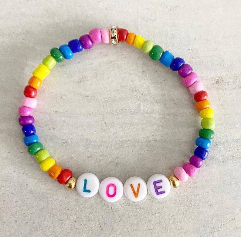 Rainbow Sprinkles Love Bracelet - Image 2