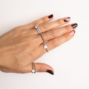 Mother Of Pearl Gold Filled / Sterling Silver Ring