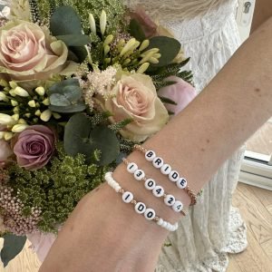 Bride's Luxury 3mm Original Name or Date bracelet